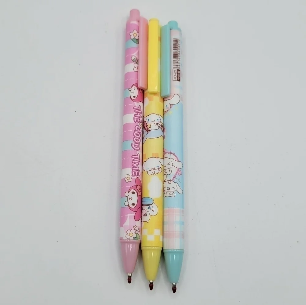 New Sanrio 3 Pack Pen Bundle